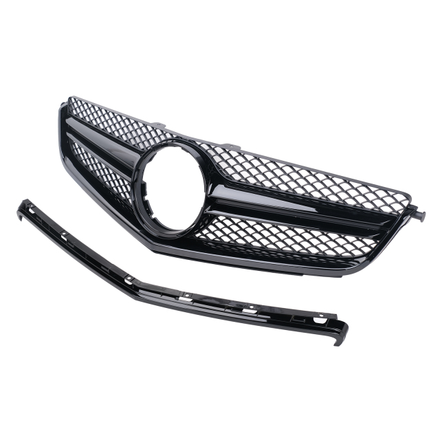 Kühlergrill glanz Schwarz AMG passend für Mercedes C-Klasse W204 C63 Facelift