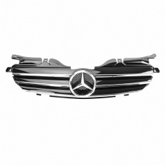 Kühlergrill glanz Schwarz Chrom Classic passend für Mercedes SLK R170