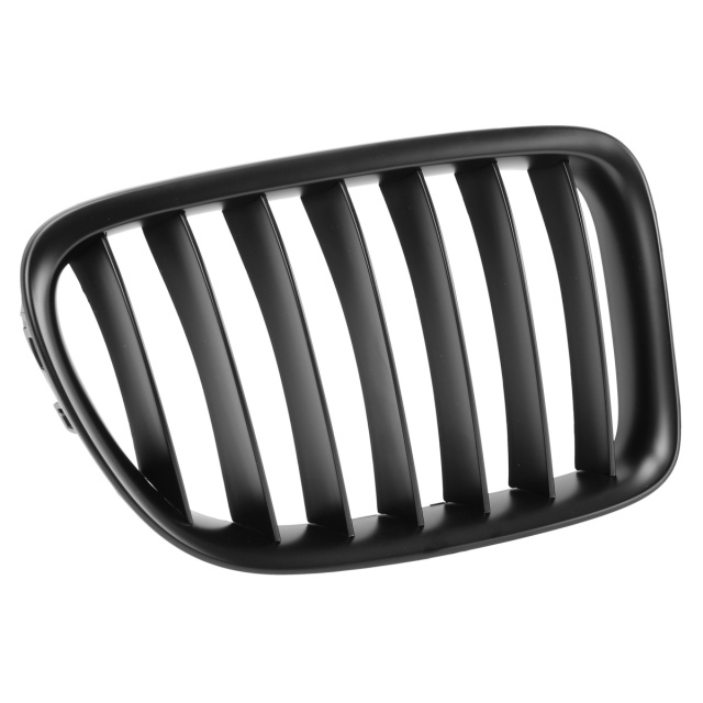 Nieren Grill matt Schwarz Einzelsteg passend für BMW X1 E84