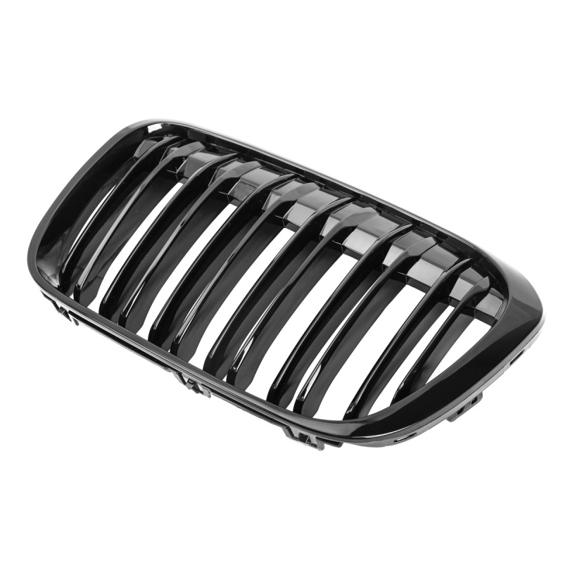 Nieren Grill glanz Schwarz Doppelsteg passend für BMW X1 F48 Vorfacelift