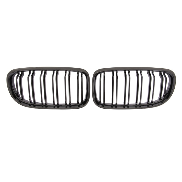 Nieren Grill glanz Schwarz Doppelsteg passend für BMW 3er E90 E91 Facelift