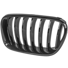 Nieren Grill glanz Schwarz Einzelsteg passend für BMW X3 F25 F26 Vorfacelift