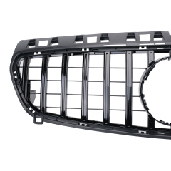 Kühlergrill glanz Schwarz GT Panamericana passend für Mercedes A-Klasse W176 Vorfacelift