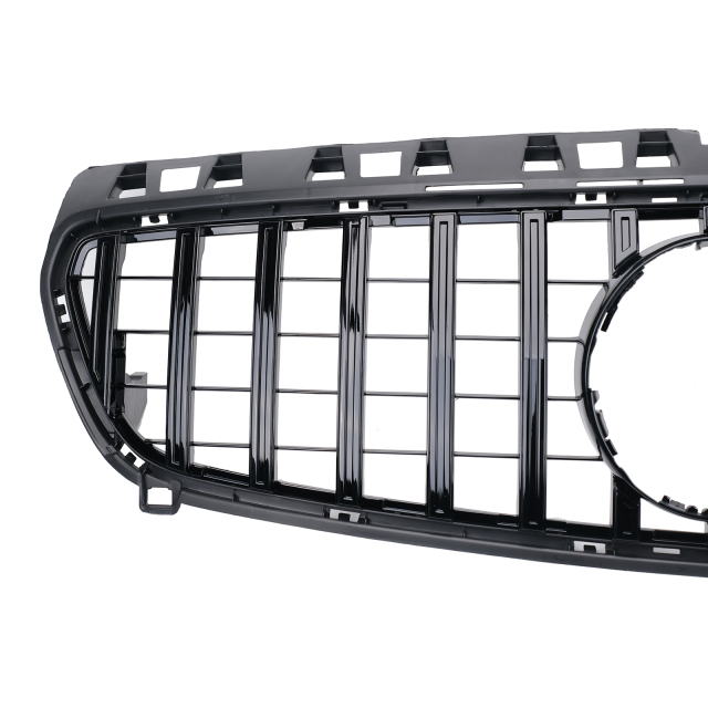 Kühlergrill glanz Schwarz GT Panamericana passend für Mercedes A-Klasse W176 Vorfacelift