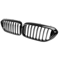 Nieren Grill glanz Schwarz Einzelsteg passend für BMW 5er G30 G31 Vorfacelift