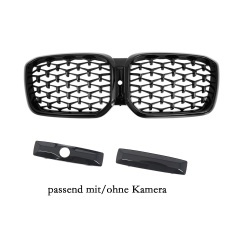 Nieren Grill glanz Schwarz EXKLUSIV passend für BMW X3 G01 G02 Facelift