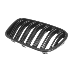 Nieren Grill glanz Schwarz Doppelsteg passend für BMW X3 F25 F26 Vorfacelift