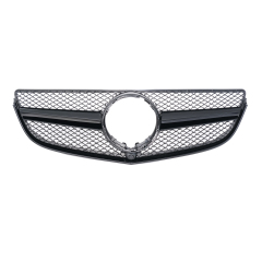 Kühlergrill glanz Schwarz AMG Look passend für Mercedes E-KlasseCoupe C207 A207 Facelift