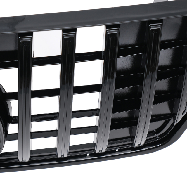 Kühlergrill glanz Schwarz GT Panamericana passend für Mercedes GL Grand Edition X164 Facelift