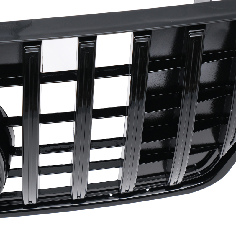 Kühlergrill glanz Schwarz GT Panamericana passend für Mercedes GL Grand Edition X164 Facelift