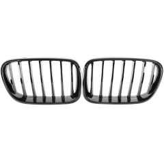Nieren Grill glanz Schwarz Einzelsteg passend für BMW X3 F25 F26 Vorfacelift