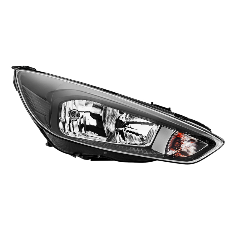 Front Scheinwerfer Rechts für Ford Focus MK3 Facelift Schwarz Hauptscheinwerfer