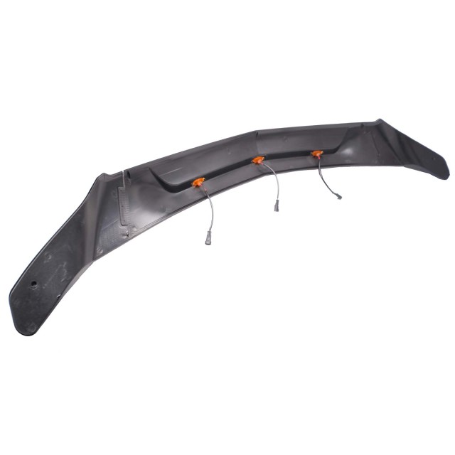 Spoilerlippe Frontlippe mit LED GLANZ SCHWARZ für Mercedes Sprinter W906 906