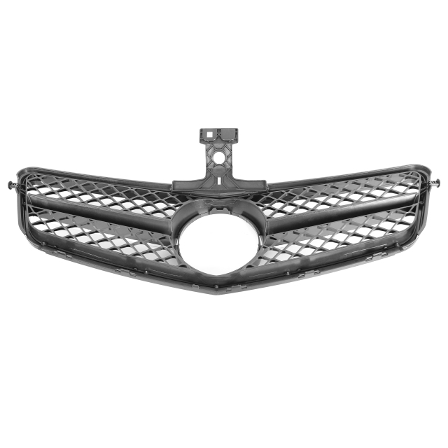 Kühlergrill glanz Schwarz Chrom AMG Look passend für Mercedes C-Klasse W204 S204 C204