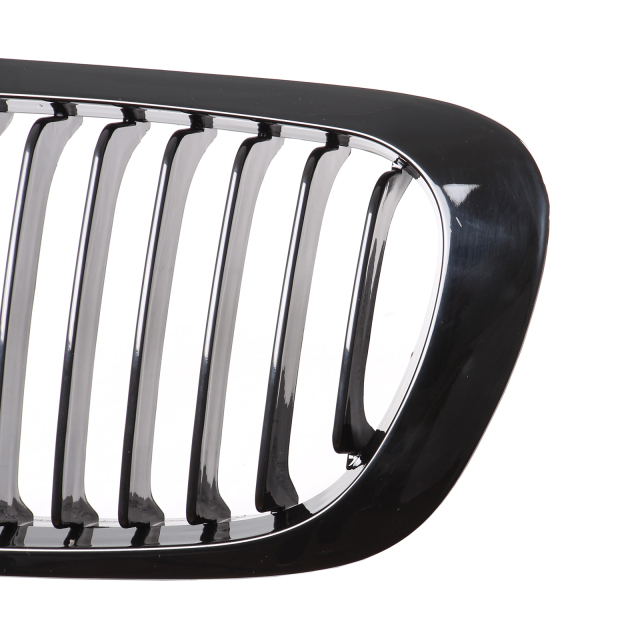 Nieren Grill glanz Schwarz Einzelsteg passend für BMW 5er E39