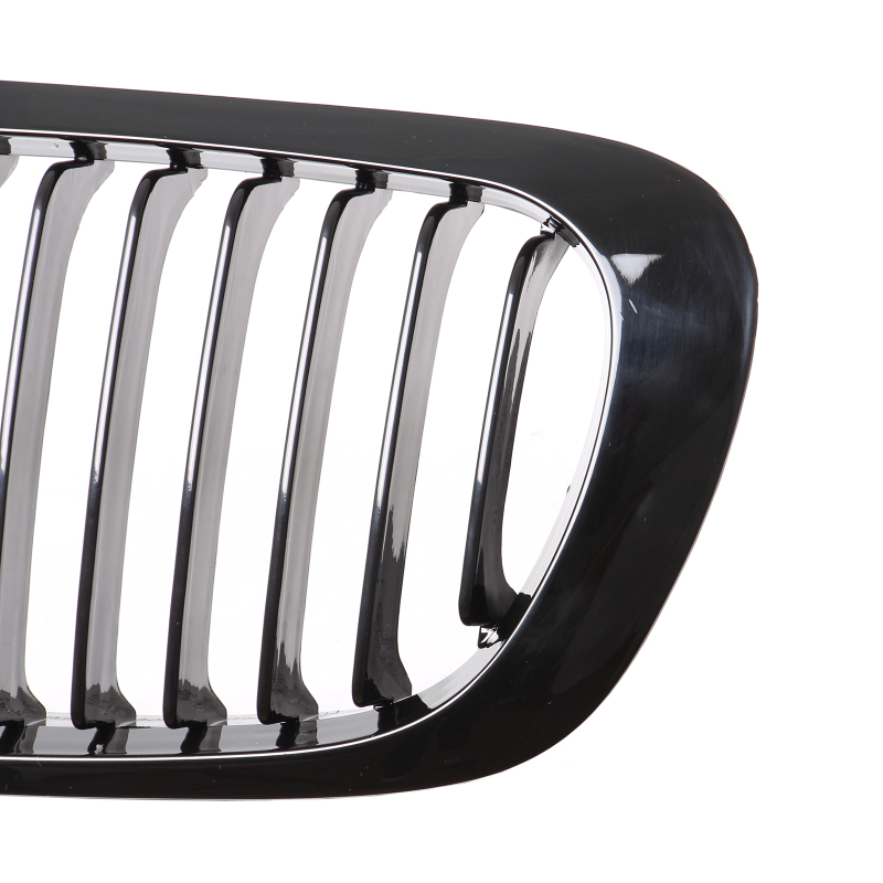 Nieren Grill glanz Schwarz Einzelsteg passend für BMW 5er E39