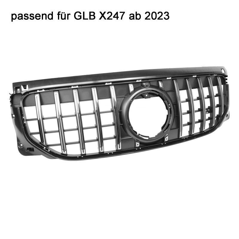 Kühlergrill Chrom GT Panamericana passend für Mercedes GLB X247 Facelift AMG-Paket