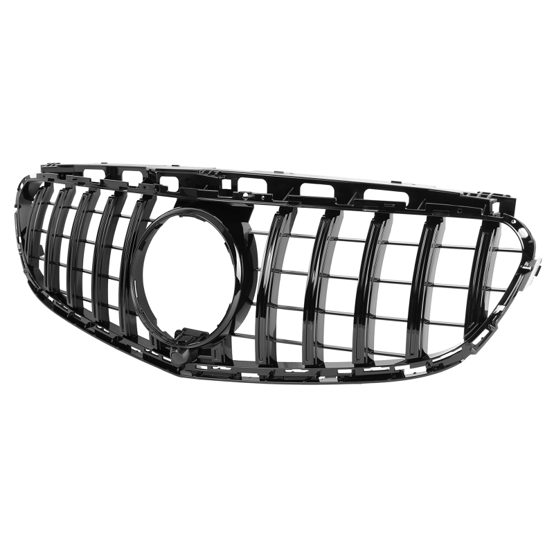 Kühlergrill glanz Schwarz GT Panamericana passend für Mercedes E-Klasse W212 S212 Facelift