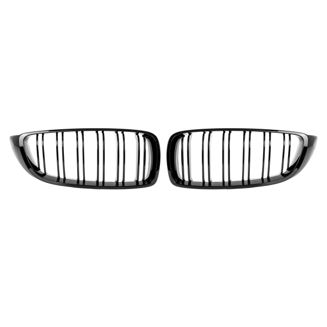 Nieren Grill glanz Schwarz Doppelsteg passend für BMW 4er F32 F33 F36 F80 F82 F83