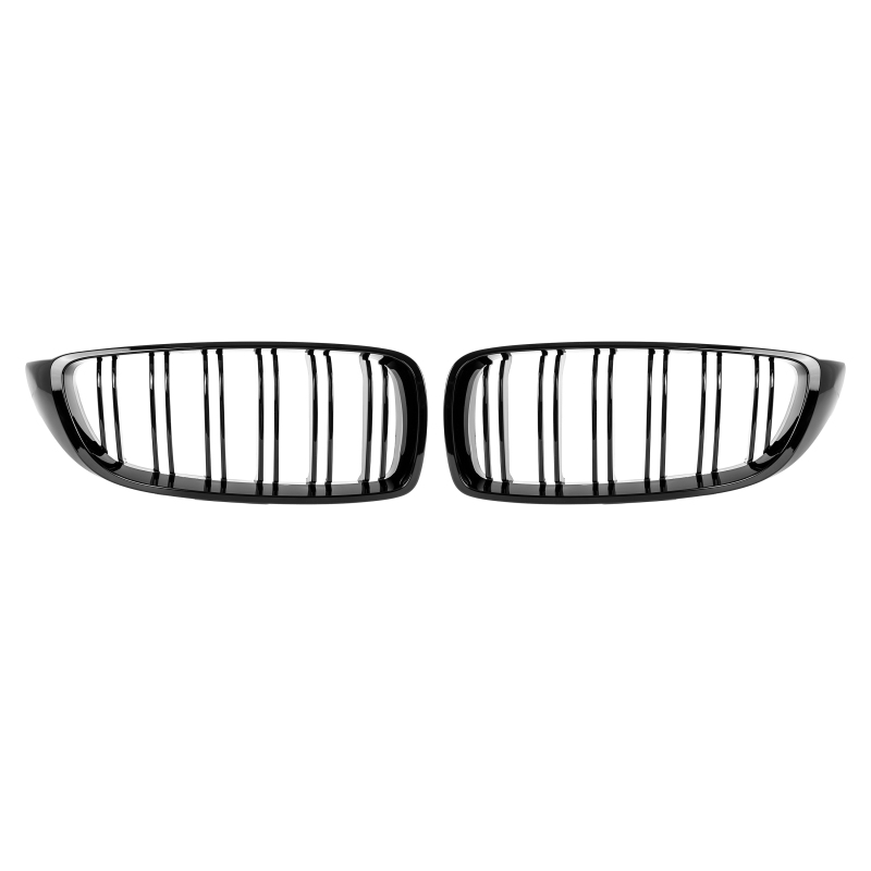 Nieren Grill glanz Schwarz Doppelsteg passend für BMW 4er F32 F33 F36 F80 F82 F83