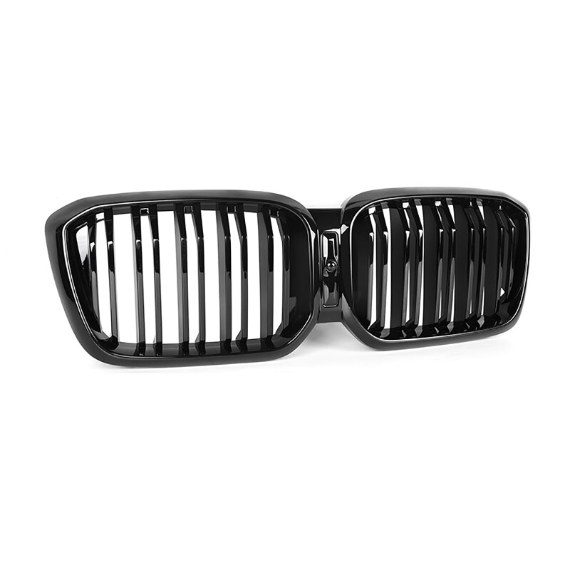 Nieren Grill glanz Schwarz Doppelsteg passend für BMW X3 G01 G02 Facelift