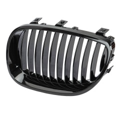 Nieren Grill glanz Schwarz Einzelsteg passend für BMW 5er E60 E61
