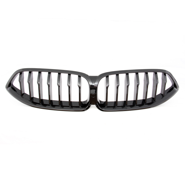 Nieren Grill glanz Schwarz Einzelsteg passend für BMW 8er G15 G14 G16 F92 F91 F93