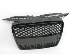 Passt für Audi A3 8P Waben Grill Kühlergrill Front Grill Schwarz Glanz bis 2008