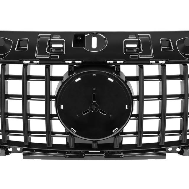 Kühlergrill Glanz Schwarz GT Look Grill passt für Mercedes-Benz Citian W420