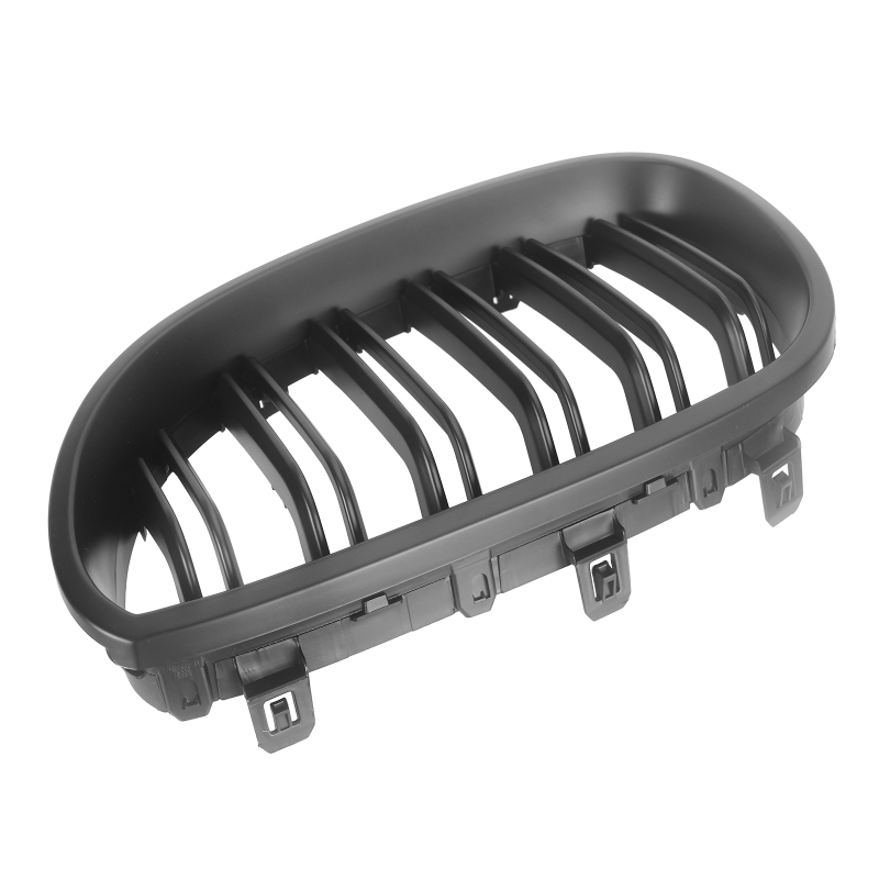 Nieren Grill matt Schwarz Doppelsteg passend für BMW 5er E60 E61