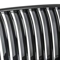 Nieren Grill glanz Schwarz Einzelsteg passend für BMW 5er F10 F11