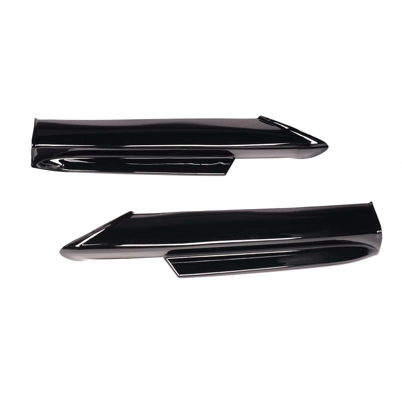 Spoilerlippe Frontlippe GLANZ SCHWARZ für BMW 3er E90 E91 2005-2008 OHNE M PAKET
