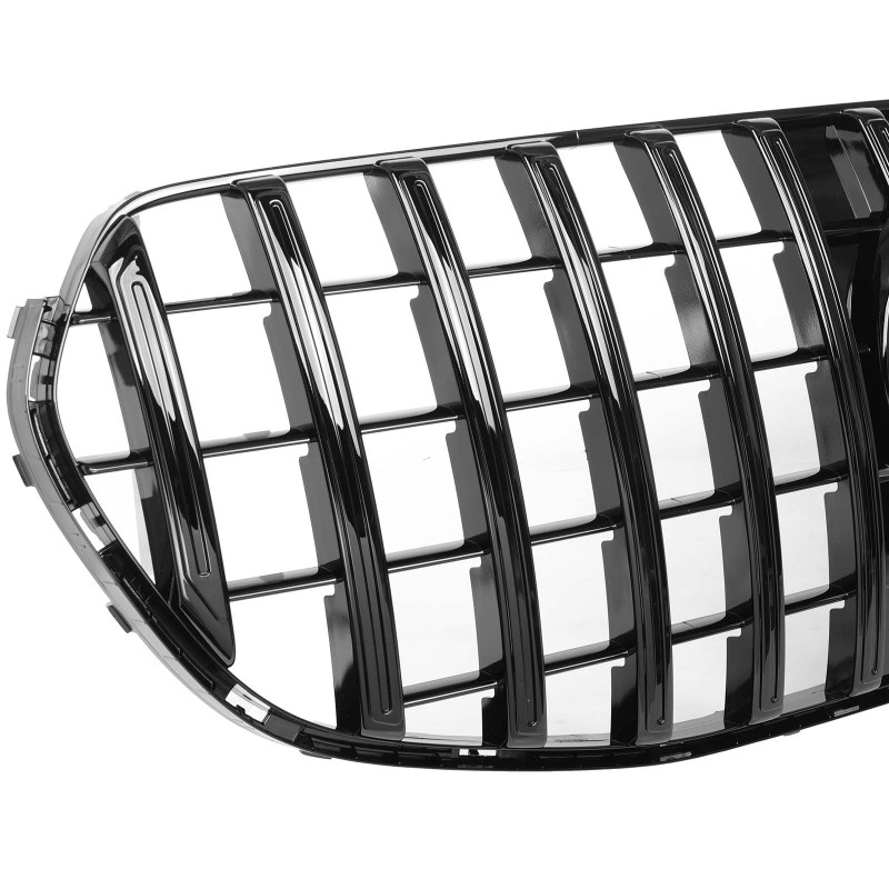 Kühlergrill glanz Schwarz GT Panamericana passend für Mercedes GLE V167 C167 Facelift