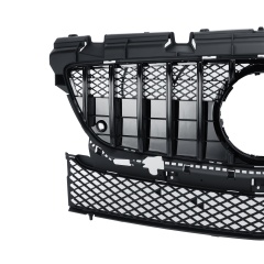 Kühlergrill glanz Schwarz GT Panamericana passend für Mercedes SLK R172 Vorfacelift