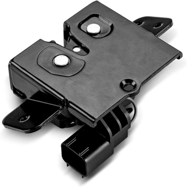 Rear Tailgate Trunk Latch Lock Actuator 4-Pin Compatible with Selected Chevy GMC Buick W/O Power Liftgate,Replace # 931-299,13584872,Yukon Tahoe Acadia Escalade