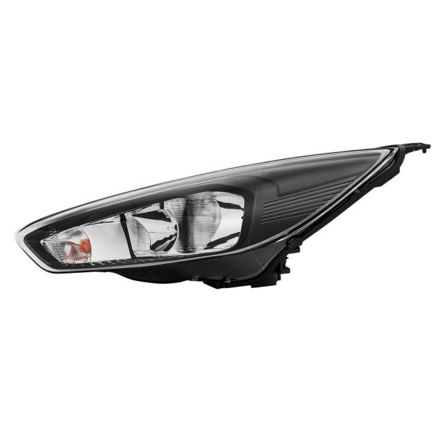 2x Front Scheinwerfer für Ford Focus III MK3 Facelift Schwarz Hauptscheinwerfer