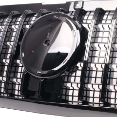Kühlergrill glanz Schwarz GT Panamericana passend für Mercedes Sprinter W907 mit Netz