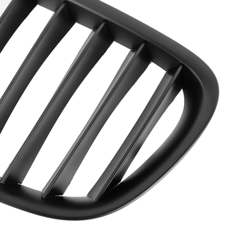 Nieren Grill matt Schwarz Einzelsteg passend für BMW X1 E84