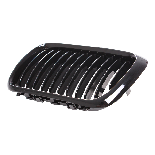 Nieren Grill glanz Schwarz Einzelsteg passend für BMW 3er E36 Facelift