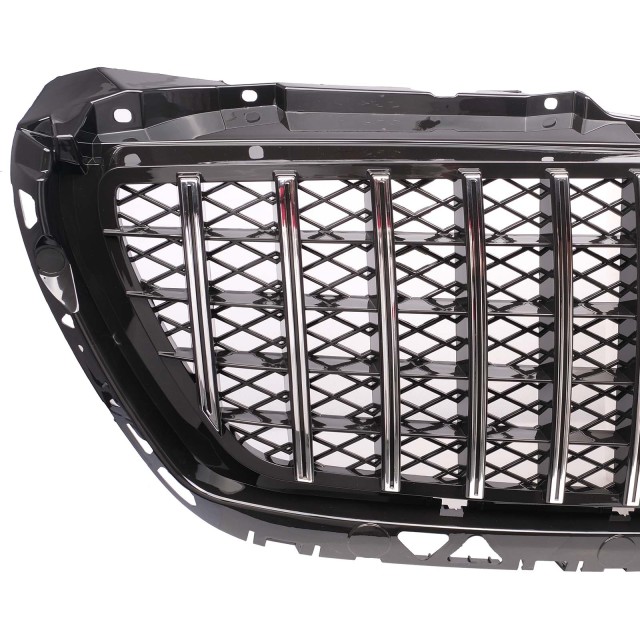 Kühlergrill Chrom GT Panamericana Grill Passend für Mercedes-Benz Sprinter W906 Facelift Bj. ab 08.2013 mit Netz
