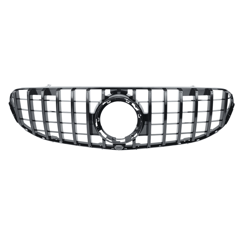 Kühlergrill glanz Schwarz GT Panamericana passend für Mercedes GLC X253 C253 Facelift