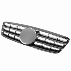 Kühlergrill glanz Schwarz Chrom Classic passend für Mercedes C-Klasse W203 S203