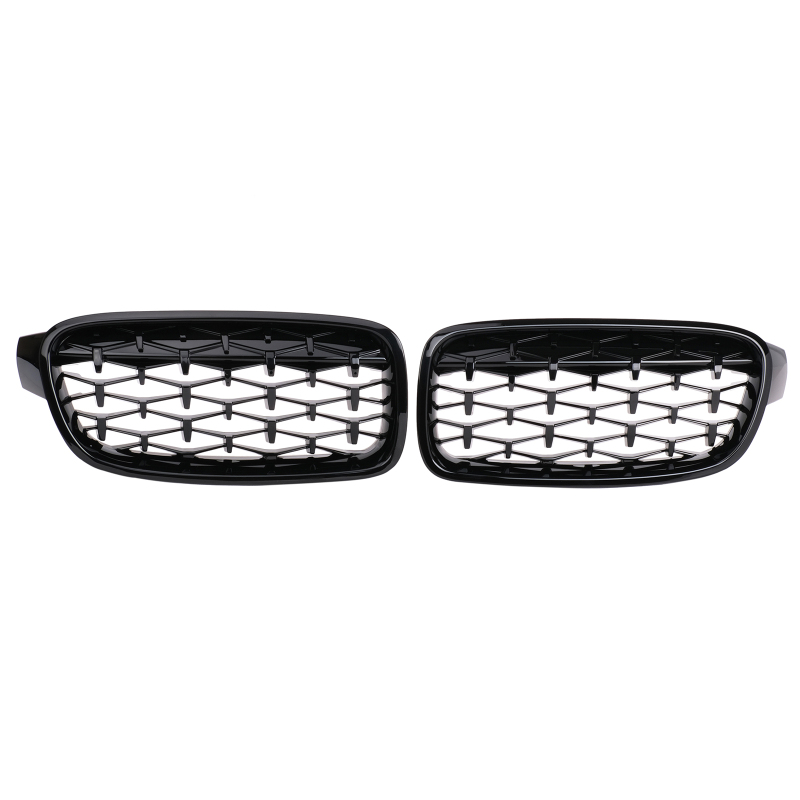 Nieren Grill glanz Schwarz Mesh-Design passend für BMW 3er F30 F31