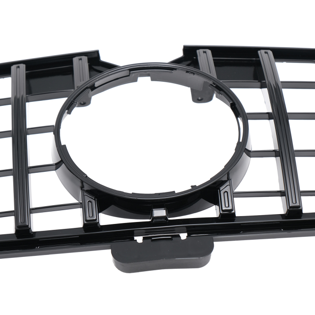 Kühlergrill glanz Schwarz GT Panamericana passend für Mercedes GL X164 Facelift