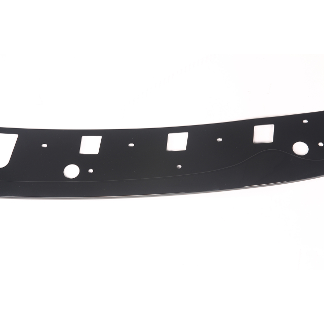 Spoilerlippe Frontlippe GLANZ SCHWARZ für BMW 1ER F40 M Paket