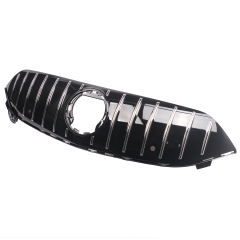 Kühlergrill Chrome Schwarz GT Panamericana passend für Mercedes EQS W297 V297