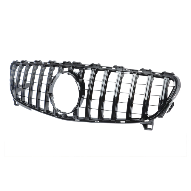 Kühlergrill glanz Schwarz GT Panamericana passend für Mercedes A-Klasse W176 Facelift
