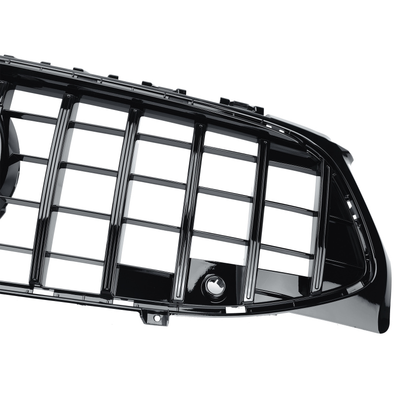 Kühlergrill glanz Schwarz mit Kamera GT Panamericana passend für Mercedes CLA C118 X118