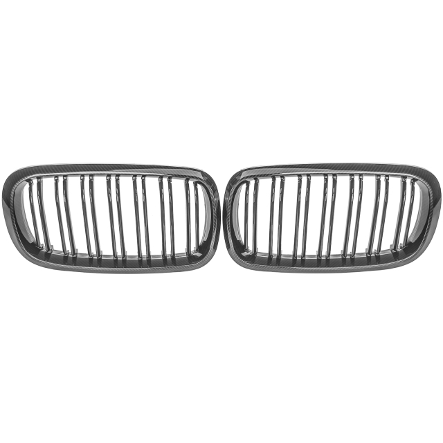 Nieren Grill Carbon Look Doppelsteg passend für BMW X5 F15 F16