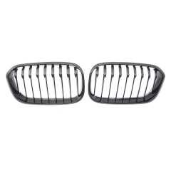 Nieren Grill glanz Schwarz Einzelsteg passend für BMW 1er F20 F21 Facelift